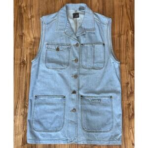 Vintage LIZ Denim Sleeveless Jacket